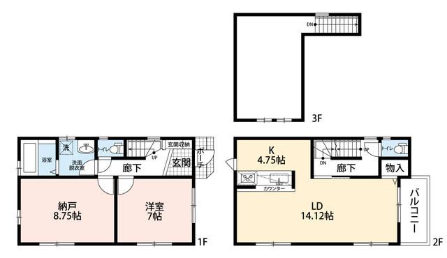 関口戸建て 間取り
