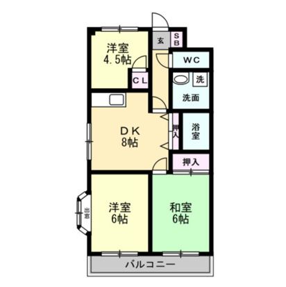AIR・DE・東戸塚 204号室 間取り