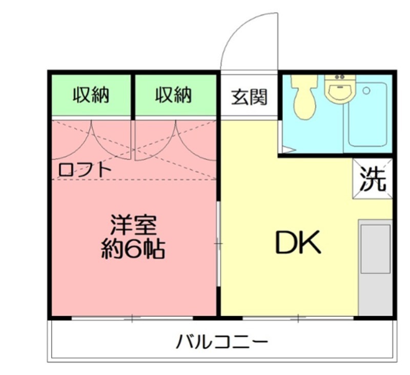 メゾンKT 106号室 間取り