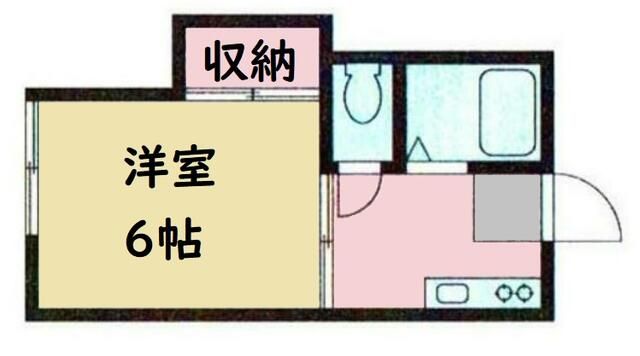 英ハイツ 107号室 間取り