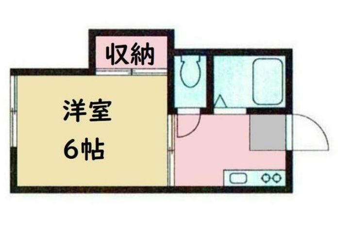 英ハイツ 107号室 間取り