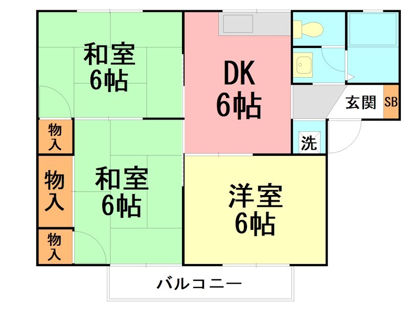 シャトレー森戸 間取り