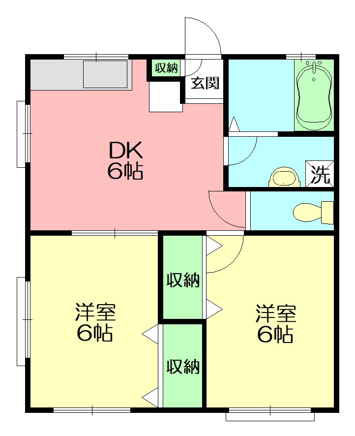 Ⅴ湘南 202号室 間取り