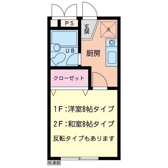 徳延ハイツ 109号室 間取り