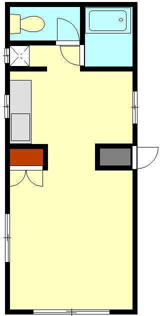 グリーンハイツ 102号室 間取り