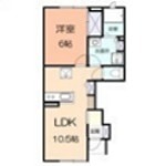 アメニティー秦野市今泉アパート 101号室 間取り