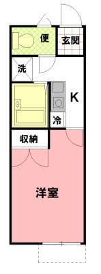 プレジールドリームハイツ 203号室 間取り