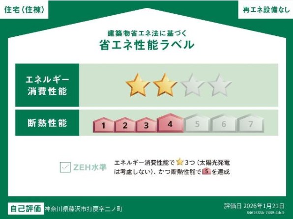クオリア湘南 省エネ性能ラベル