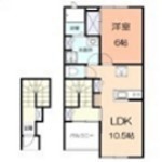 アメニティー秦野市今泉アパート 202号室 間取り