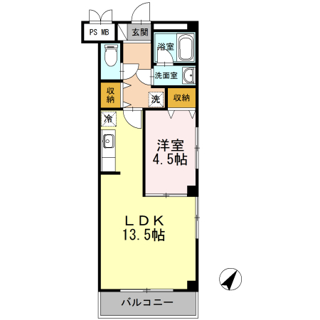 キラボシビル 201号室 間取り