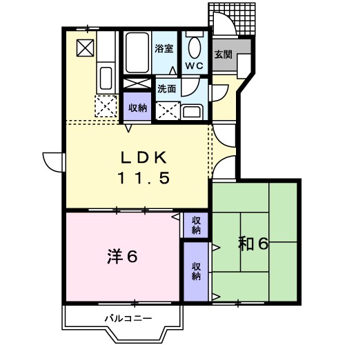 プレミール湘南 103号室 間取り