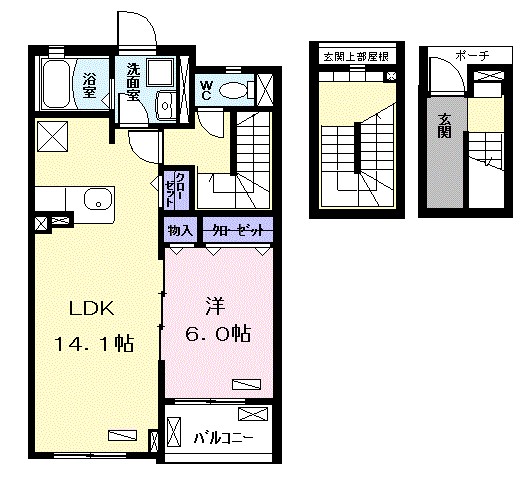 ヴァンベールⅢ 302号室 間取り