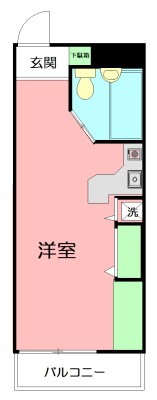 ラ・パルフェ・ド・シャテーニュＮｏ２ 0309号室 間取り