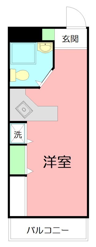 ラ・パルフェ・ド・シャテーニュＮｏ２ 0309号室 間取り