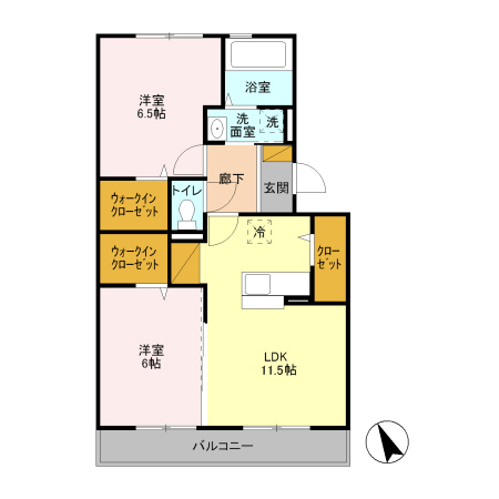 グランソーレⅠ 間取り