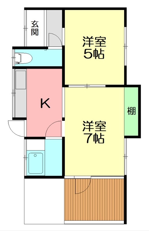 大磯貸家ＳＡ 間取り