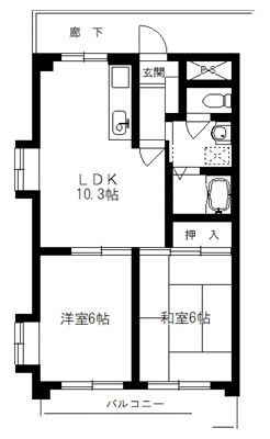 トゥインクルハウス 301号室 間取り