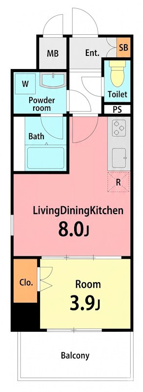 レジデンス湘南平塚 間取り図