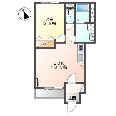 クレシアＫ 間取り