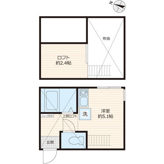 ヒルズ洋光台ⅡＡ棟 202号室 間取り