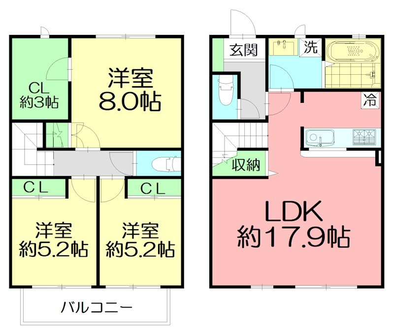 ラ・グリシーヌ鵠沼海岸 302号室 間取り