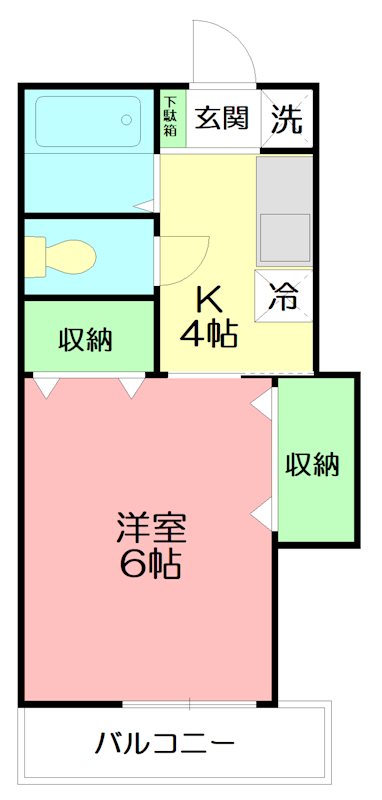 マニクール 203号室 間取り