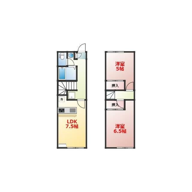グランシャリオ   102号室 間取り
