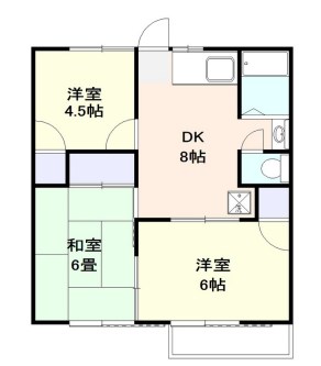 平成ハイツ 203号室 間取り