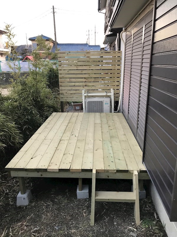 テラス柔 ベランダ