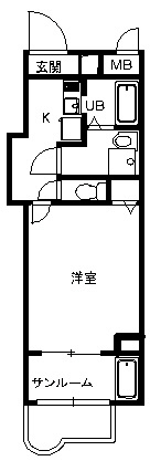 ビオトープ・モエ 302号室 間取り