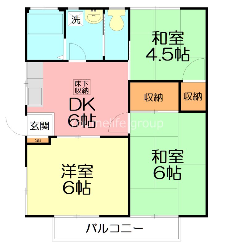 コーポ相原 202号室 間取り