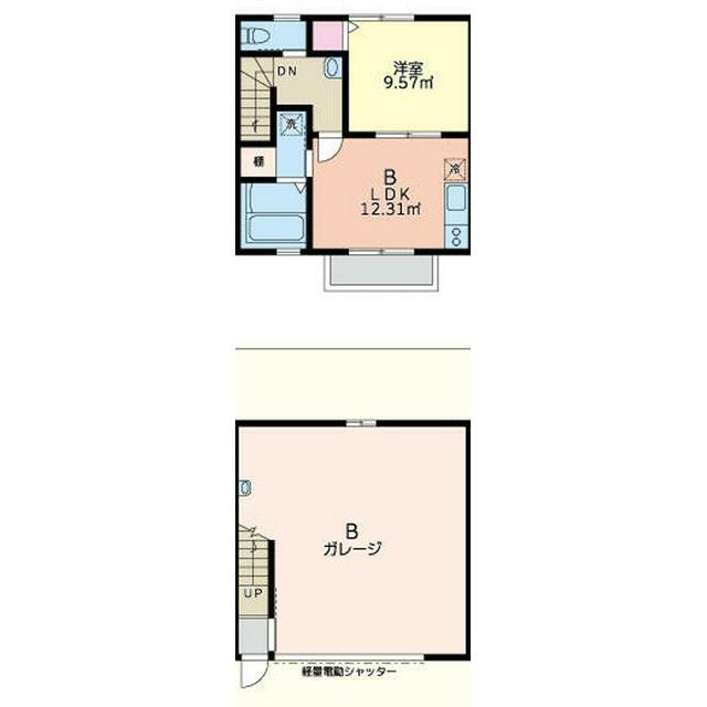 表丹沢ＳａｋｕｒａＢａｓｅ B号室 間取り