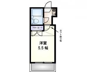 クレールメゾン本鵠沼 106号室 間取り
