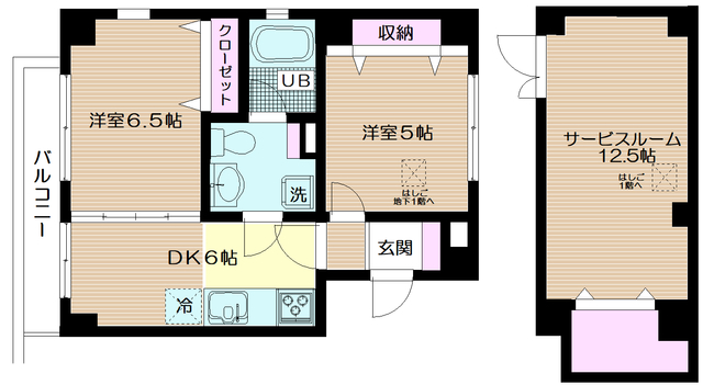 ヨコハマベルフラッツＥＡＳＴ 4号室 間取り