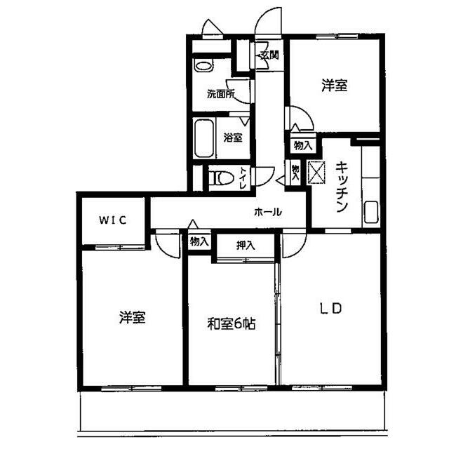 エクセレント和泉 206号室 間取り