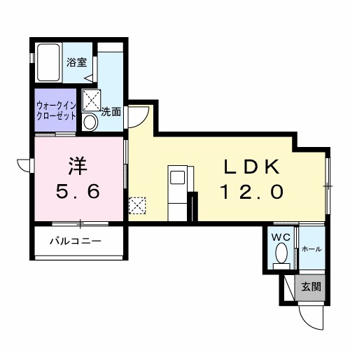 サウス フォーラム 101号室 間取り