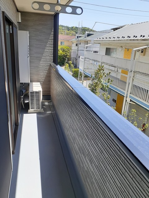セキュリティ・アパートメントⅠ ベランダ