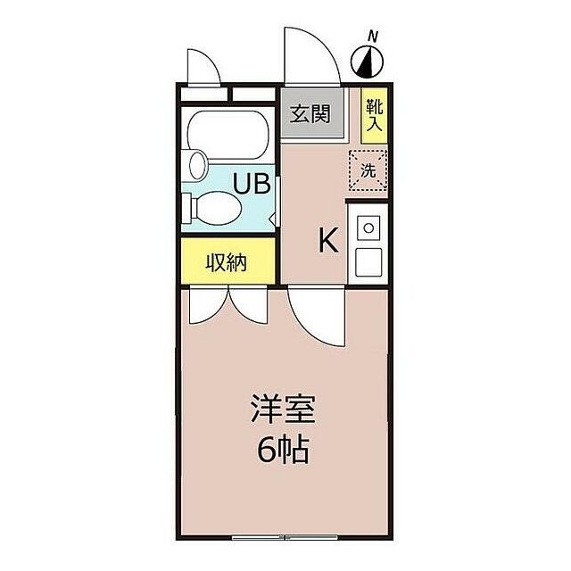 クレアール茅ヶ崎Ⅰ 104号室 間取り