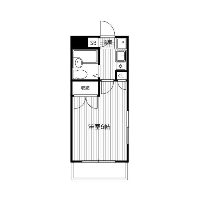 第２野本ビル 201号室 間取り