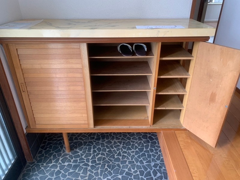 旭が丘貸家 玄関