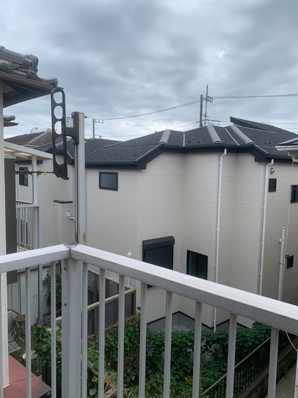 旭が丘貸家 ベランダ