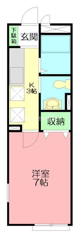 ペペ湘南 102号室 間取り