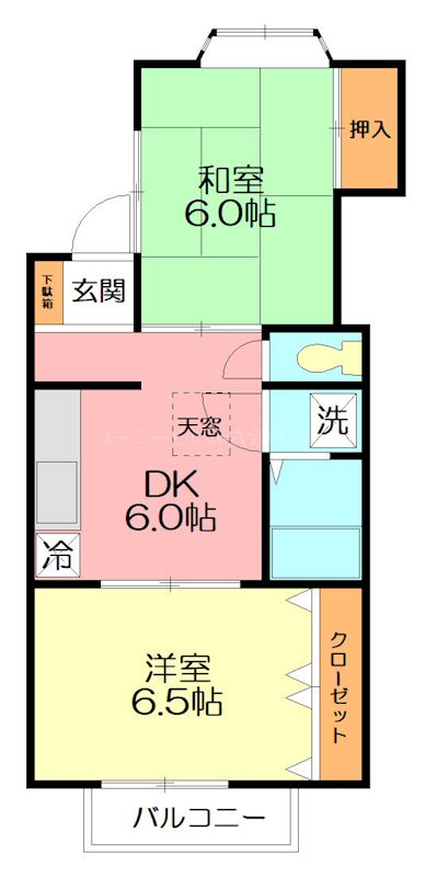 アルカディア湘南Ⅰ 203号室 間取り