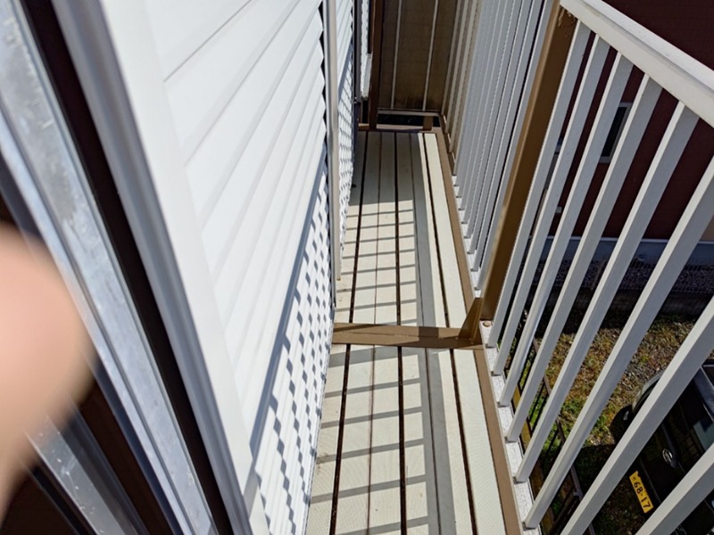 ハイツガーネット ベランダ