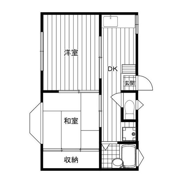 スイーテス湘南 101号室 間取り
