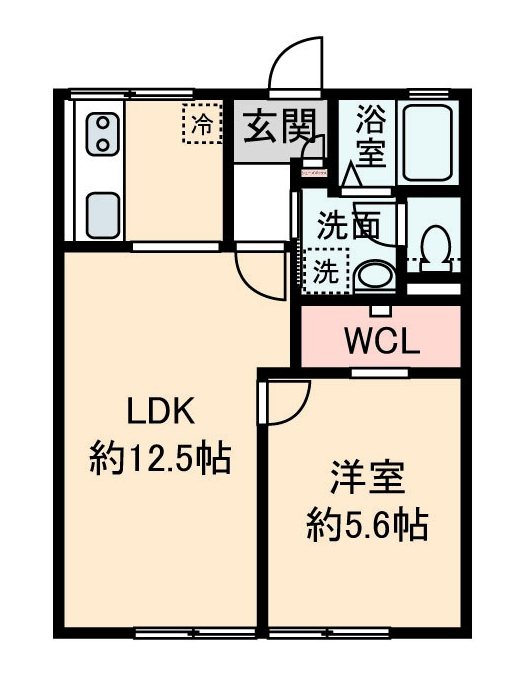 シティハイム　エスポワールA 101号室 間取り
