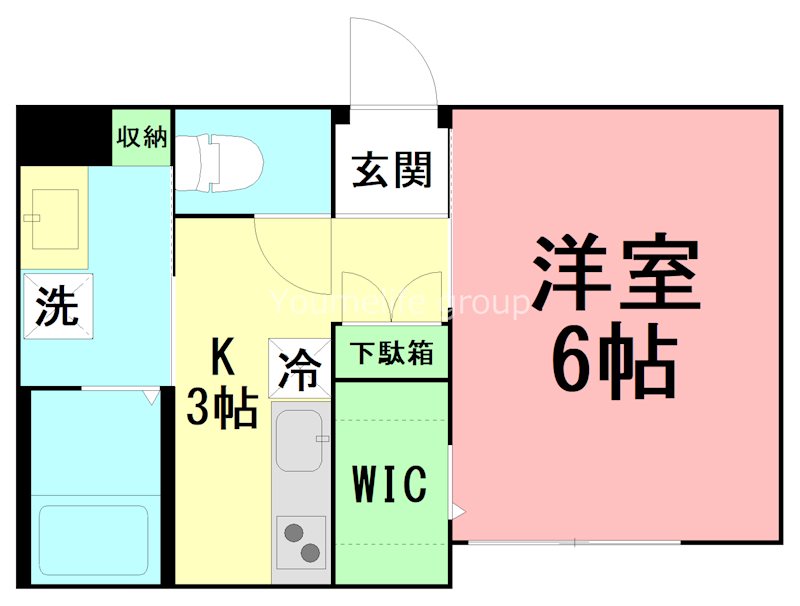 ピュアメゾン平塚中里 103号室 間取り