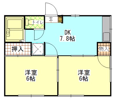 サンモアード 101号室 間取り