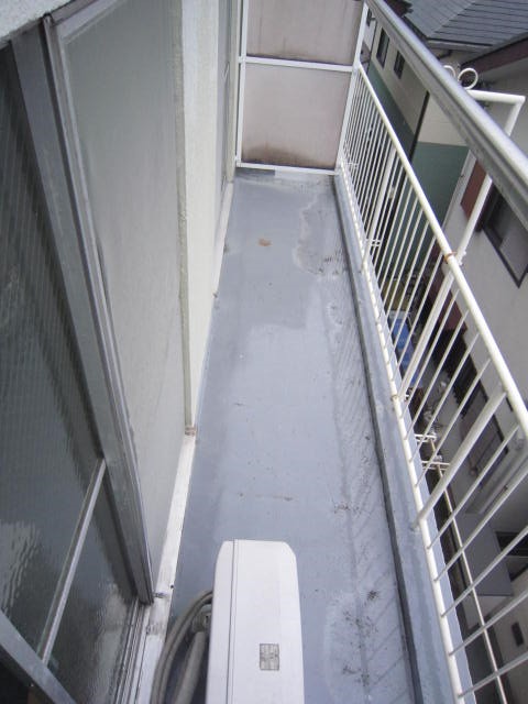 一剣花水コーポ ベランダ