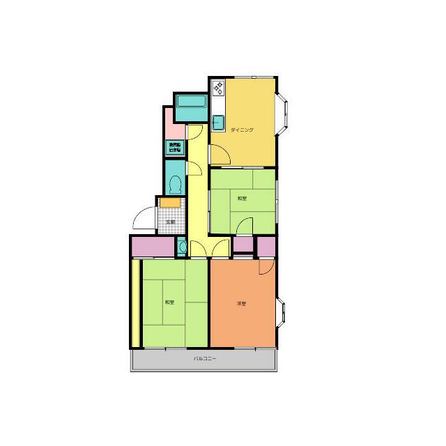 田中第２ビル 101号室 間取り